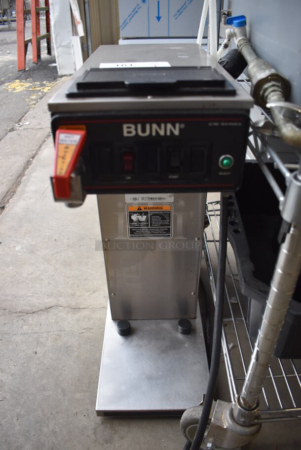 Bunn CWTF-APS DV Stainless Steel Commercial Countertop Coffee Machine w/ Hot Water Dispenser. 120 Volts, 1 Phase. 8x21x24