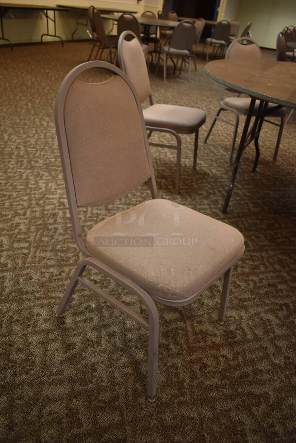 43 Metal Stackable Banquet Dining Height Chairs. 43 Times Your Bid! BUYER MUST REMOVE. (ballroom #2) - Image 3 of 4