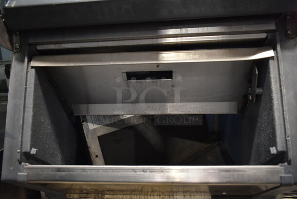 Manitowoc QD0453W Stainless Steel Commercial Ice Machine Head on Follett SG700S-30 Commercial Ice Bin. 115 Volts, 1 Phase.  - Image 4 of 8