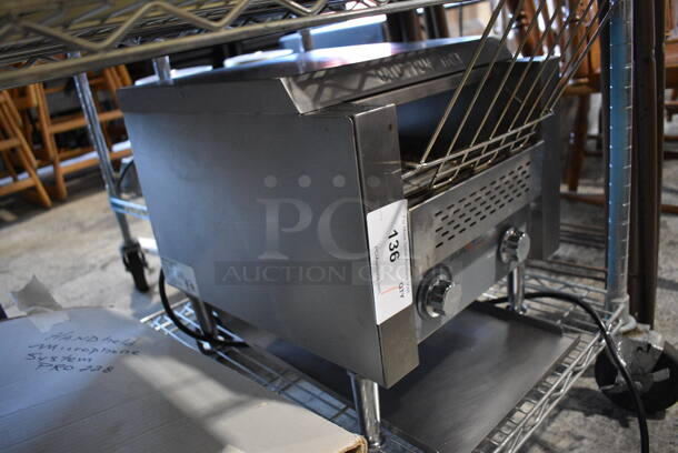 AvaToast 184T140 Stainless Steel Commercial Countertop Conveyor Toaster. 120 Volts, 1 Phase. 15x17x16. Tested and Working! - Image 2 of 6