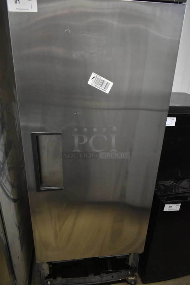 2017 True T-19F Stainless Steel Commercial Single Door Reach In Freezer w/ Poly Coated Racks. 115 Volts, 1 Phase. Tested and Powers On But Does Not Get Cold - Image 3 of 5