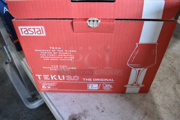 5 Boxes of Various BRAND NEW Glasses; 67 Libbey 95 2.5x2.5x6 Zombie Glasses, 6 Rastal Teku 4x4x8 Wine Glasses, 5 Arcoroc 5x5x7.5 Wine Glasses, 12 Libbey 7533 4x4x8.5 Vina Wine Glasses and 10 Anchor 11868 3x3x6 Vino Redux Beverage Glasses. 5 Times Your Bid! - Image 4 of 12