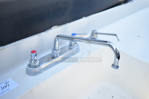 Counter w/ Sink Basin, Faucet and Handles. Bay 21x16x10 - Image 4 of 5