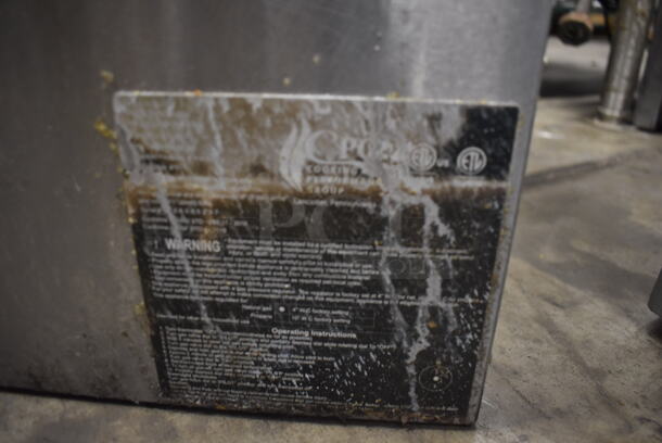 CPG Commercial Stainless Steel Natural Gas Countertop Fryer With Fry Basket Pushers. - Image 5 of 5