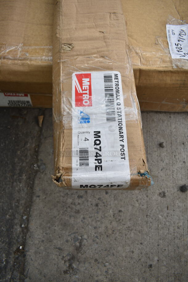 3 BRAND NEW SCRATCH AND DENT! Items; 2 Box of 2 Metro MQ2460G MetroMax Q 24" x 60" Shelf and Box Metro MQ74PE Poles. 3 Times Your Bid! - Image 4 of 4