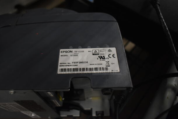 ALL ONE MONEY! Tier Lot of Various Items Including Receipt Printers, Monitor and Wires! - Image 9 of 11