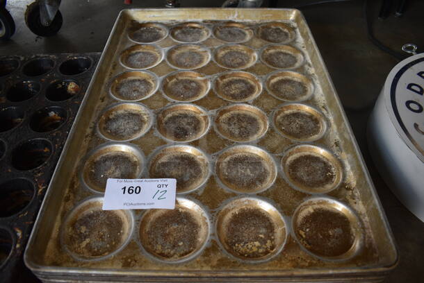 12 Metal 24 Bun Baking Pans. 18x26x1. 12 Times Your Bid! - Image 3 of 3