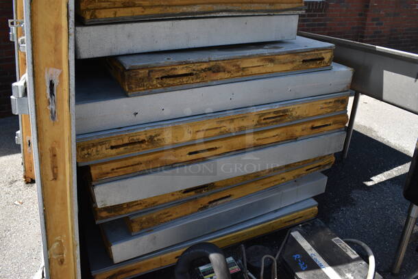 2 Harford Walk In Boxes That Make One 20'x8' Combo Walk In Box; Walk In Cooler w/ Copeland Compressor and Russel Model AA28-97 B 115 Volt, 1 Phase Condenser. Walk In Freezer Box w/ Copeland Model CF06K6E-TF5-253 208/240 Volt, 1 Phase Compressor and Russel Model AE26-92 B 208/230 Volt, 1 Phase Condenser. Does Not Have Floor. Picture of the Unit Before Removal Is Included In the Listing. 2 Times Your Bid! - Image 8 of 12