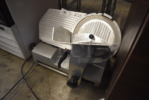 Stainless Steel Commercial Countertop Meat Slicer. 27x20x18. Tested and Does Not Power On - Image 4 of 5