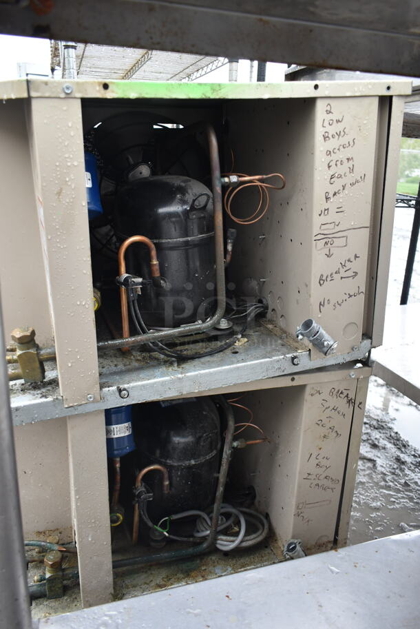 2 Heatcraft BHT010X6CFM Metal Commercial Compressors for Walk In Box. 208-230 Volts, 3 Phase. 2 Times Your Bid! - Image 4 of 6