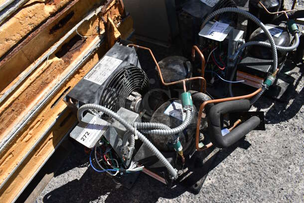 Copeland ASE32C3E-CAV-103 Metal Commercial Compressor. 208/230 Volts, 1 Phase. 19x24x12 - Image 5 of 5