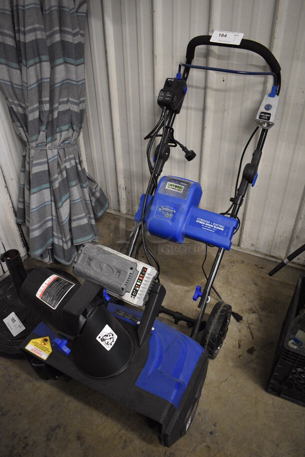 Snowjoe Model iON18SB-HYB Ion Cordless Electric Hybrid Snow Blower. 20x23x38 - Image 2 of 6