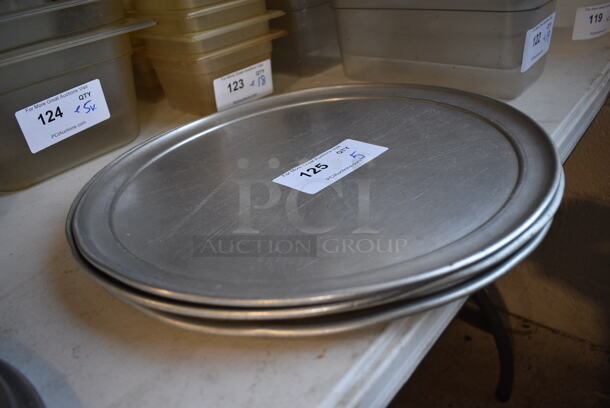 5 Metal Round Pizza Baking Pans. 16x16. 5 Times Your Bid! - Image 2 of 2