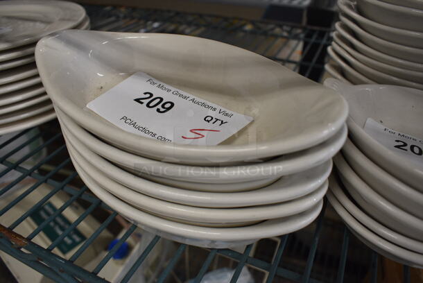 5 White Ceramic Single Serving Casserole Dishes. 8x4.5x1.5 5 Times Your Bid! - Image 2 of 3