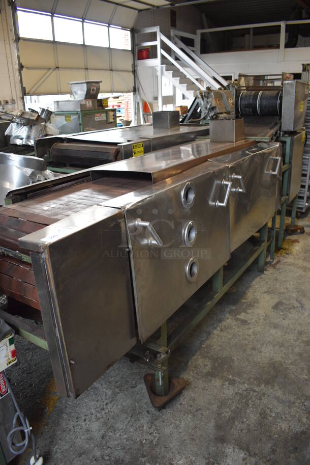 Stainless Steel Commercial Floor Style Tortilla Machine. 220 Volts, 1 Phase. 137x32x64