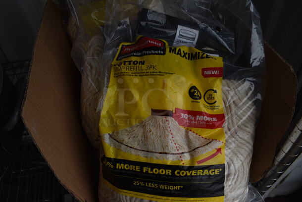 12 BRAND NEW IN BOX! Rubbermaid Maximizer Cotton Mop Refill Heads. 12 Times Your Bid! - Image 4 of 4