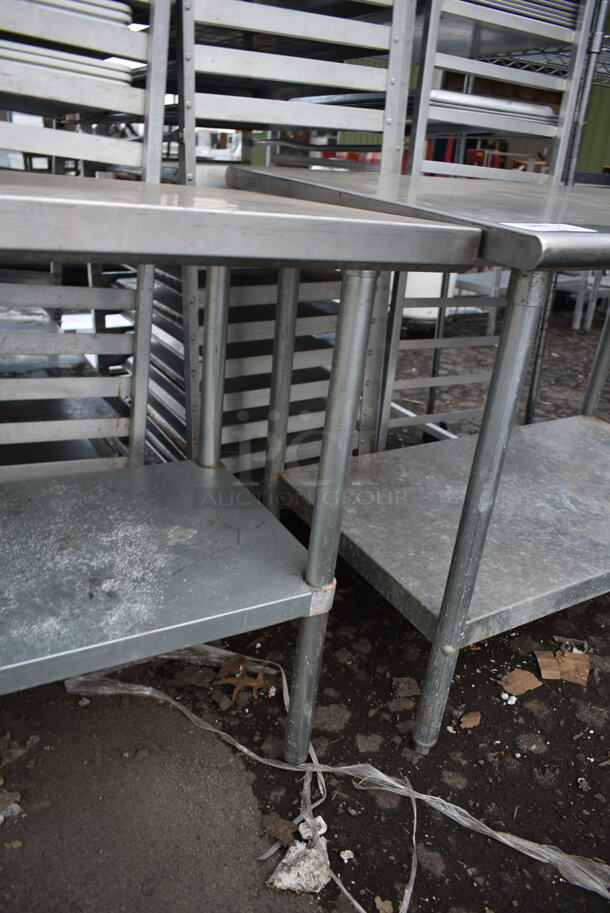 Regency 600T2448G Stainless Steel Commercial Table w/ Metal Under Shelf. - Image 4 of 5