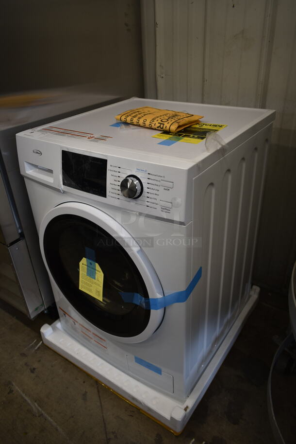 BRAND NEW SCRATCH AND DENT! 2023 KoolMore FLC-3CWH Metal Front Load Washer Dryer Combination. 120 Volts, 1 Phase. - Image 5 of 12