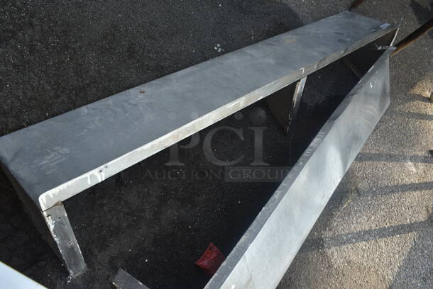 Stainless Steel Wall Mount Shelf. - Image 3 of 3