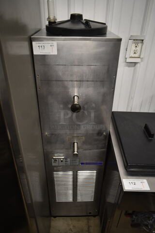 Stoelting LE257-37 Stainless Steel Commercial Floor Style Air Cooled Frozen Beverage Machine. 115 Volts, 1 Phase. 