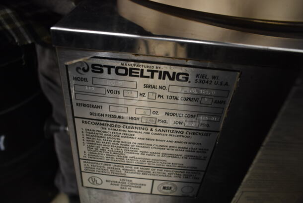 Stoelting 100-C Stainless Steel Commercial Countertop Air Cooled Frozen Beverage Machine. 115 Volts, 1 Phase.  - Image 5 of 5