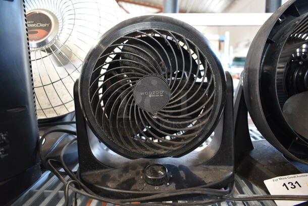 3 Metal Poly Fans. 1 Missing Front Piece. 3 Times Your Bid! - Image 3 of 10