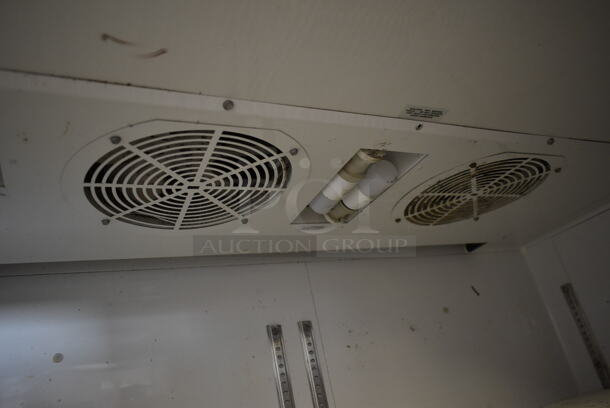 2014 True TG2R-2S ENERGY STAR Stainless Steel Commercial 2 Door Reach In Cooler w/ Poly Coated Racks on Commercial Casters. 115 Volts, 1 Phase. Tested and Working! - Image 7 of 8