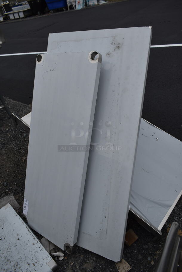 BRAND NEW SCRATCH AND DENT! Stainless Steel Tabletop and Under Shelf. - Image 2 of 3