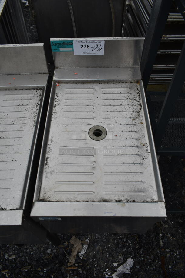 Supreme Metal Stainless Steel Commercial Drain Board. - Image 2 of 5