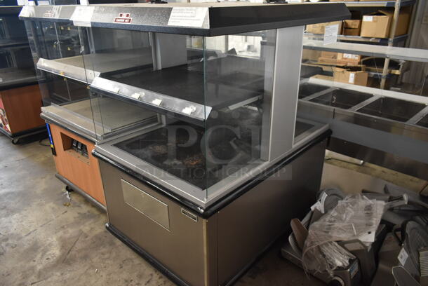 Custom Deli's Inc DILW4H Metal Commercial 2 Tier Warming Display Case on Commercial Casters. 120/208 Volts, 1 Phase. - Image 2 of 9
