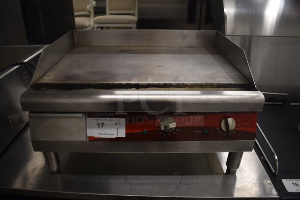 Avantco 177EG24N Commercial Stainless Steel Countertop Griddle On Galvanized Legs. 208/240V.  - Image 1 of 4