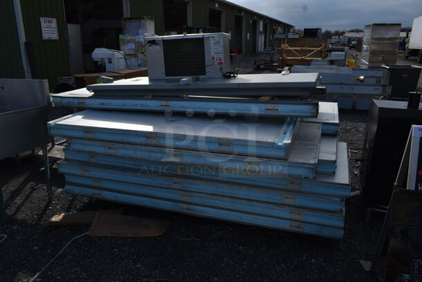 8'x10' AmeriKooler Walk In Cooler Box w/ Copeland RST55C1E-CAV-109 208/230 Volts, 1 Phase Compressor and TPLP107MA-S1B-R6 115 Volt, 1 Phase Evaporator Fan. Information Provided By The Consignor But Not Verified By PCI Auctions. Picture of the Unit Before Removal Is Included In the Listing. - Image 2 of 7