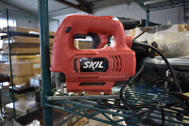 ALL ONE MONEY! Lot of Various Items Including Tool Bag, Skil 4295 Saw, Black & Decker LPS7000 Saw, 3/8" Variable Speed Reversible Drill and Cordless Drill  - Image 5 of 12