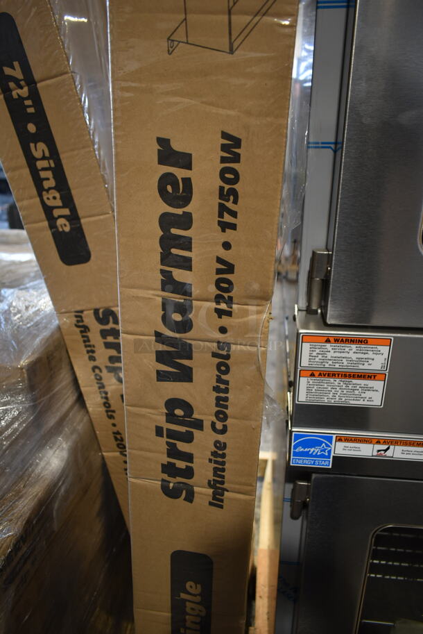 4 BRAND NEW SCRATCH AND DENT! ServIt 423SWI72CP Stainless Steel Commercial 72" High Wattage Strip Warmer with Infinite Controls. 120 Volts, 1 Phase. 4 Times Your Bid! - Image 4 of 6