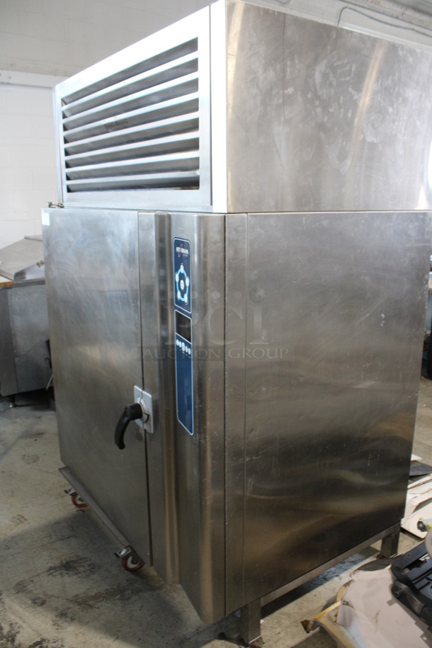 Alto Shaam Model QC50E Stainless Steel Commercial Electric Powered Quick Chiller Blast Chiller w/ Roll In Rack, Metal Shelves and 3 Probes. 208/230 Volts, 3 Phase. 51x41x76.5 - Image 3 of 11