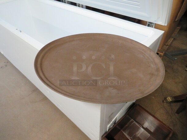 One Cambro 27X22 Oval Serve Tray.