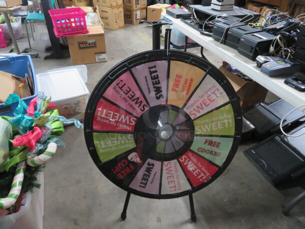 One Spin The Wheel On A Tripod Stand, Make This Your OWN Wheel!!!! 32X39 - Image 1 of 2