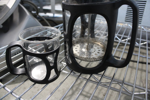 2 Various Metal and Poly Items; French Press and Mug. 4x2.5x3.5, 5.5x4x7. 2 Times Your Bid!  - Image 3 of 3