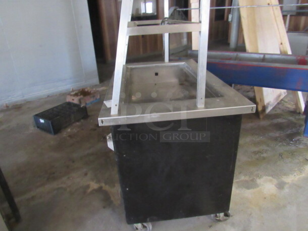 One Buffet On Casters. No Sneeze Guards. 50X30X62 - Image 2 of 3