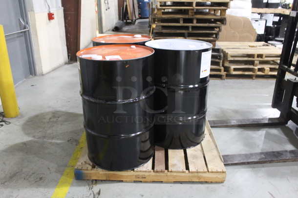 ALL ONE MONEY! PALLET LOT of 3 Barrels; Glycol Ether, 2 Hexylene Glycol. BUYER MUST REMOVE. - Image 1 of 7