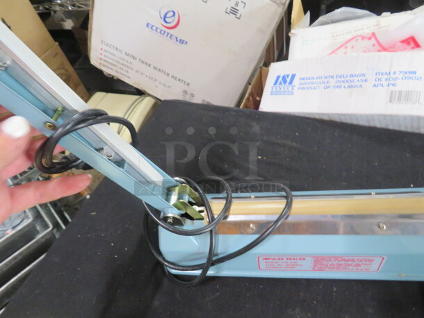 One Impulse Food Sealer. #FS-200. 110 Volt. 300 Watt. - Image 2 of 2