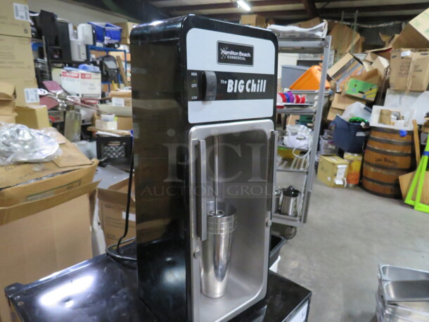 One Hamilton Beach The Big Chill Commercial Drink Mixer With 4 Stainless Steel Cups. 120 Volt. Model# 94900
 - Image 4 of 4
