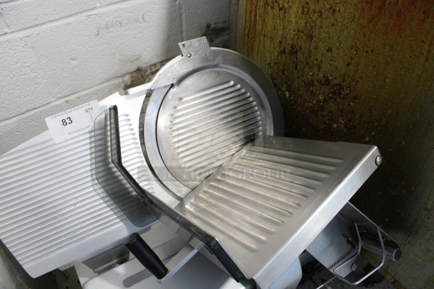 Bizerba Model 1180907 Stainless Steel Commercial Countertop Meat Slicer. 120 Volts, 1 Phase. 25x23x25. Tested and Does Not Power On - Image 2 of 9