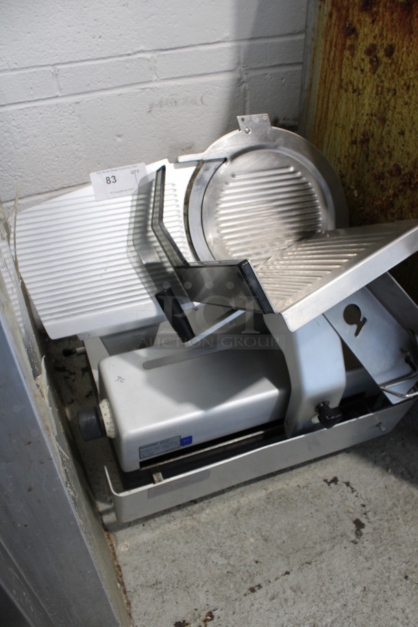 Bizerba Model 1180907 Stainless Steel Commercial Countertop Meat Slicer. 120 Volts, 1 Phase. 25x23x25. Tested and Does Not Power On - Image 6 of 9