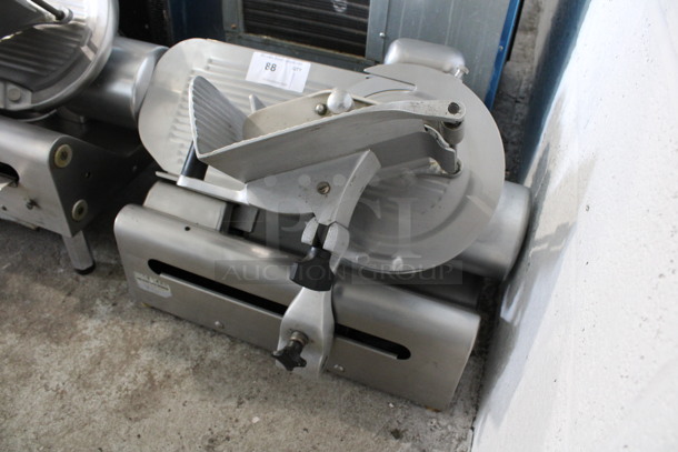 Globe Stainless Steel Commercial Countertop Automatic Meat Slicer w/ Blade Sharpener. 27x20x20. Tested and Working! - Image 4 of 4