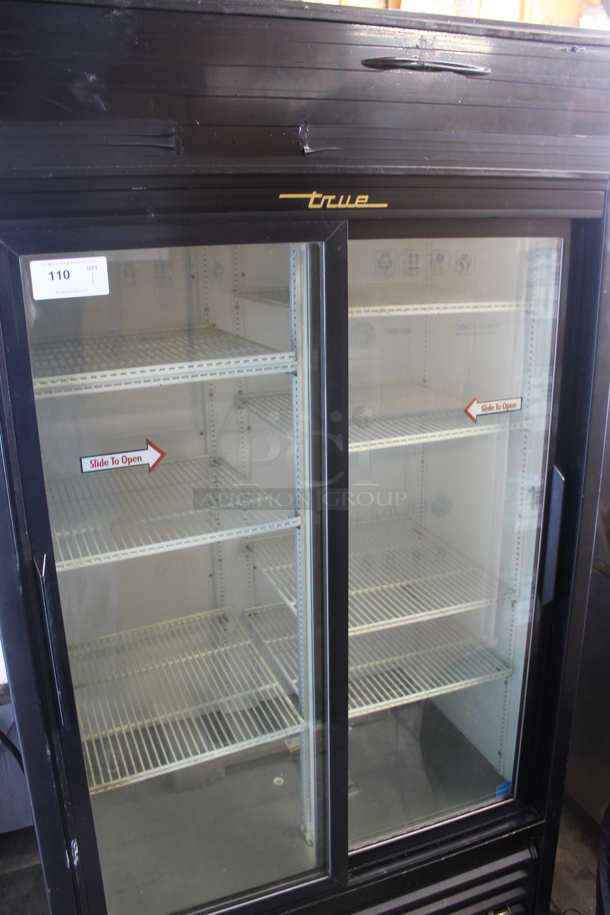 2010 True GDM-37 2 Door Reach In Merchandiser Cooler. 115 Volt, 1 Phase. Tested and Working!