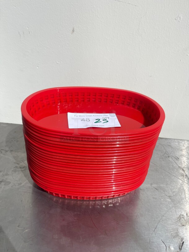 Red Fries Basket - Image 1 of 6