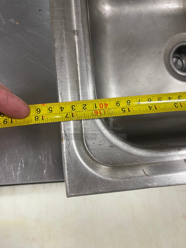 Clean! Krowne Stainless Steel Commercial Hand Sink NSF  - Image 5 of 6