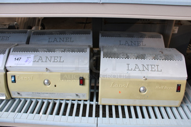 4 Lanel Metal Nail Dryers. 13x9x8. 4 Times Your Bid! 