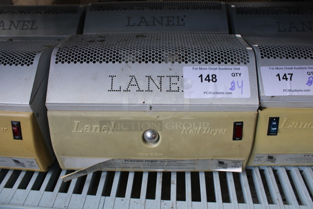 4 Lanel Metal Nail Dryers. 13x9x8. 4 Times Your Bid!  - Image 3 of 3
